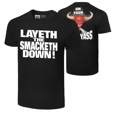 £24.99 • Buy Wwe The Rock “layeth The Smacketh Down!” Official T-shirt All Sizes New