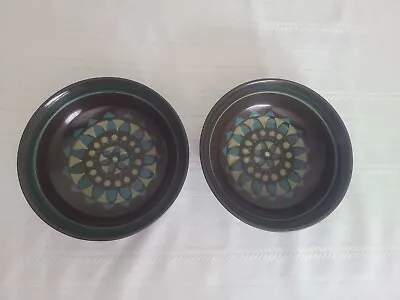 Set Of 2 Vintage MIKASA Terra Stone Firenze 7500 Bowls Japan Colorful *read* • $15.99