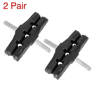 2 Pair Cantilever Bike Brake Pads Threadless Post Mountain Bike MTB 70mm • $12.82