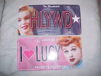 I Love Lucy And The Bomb Shell  HLYWD  License Plate • $20