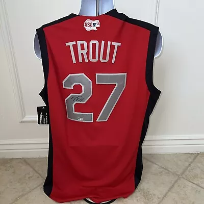 Mike Trout Signed All Star Game 2019 Jersey • $400