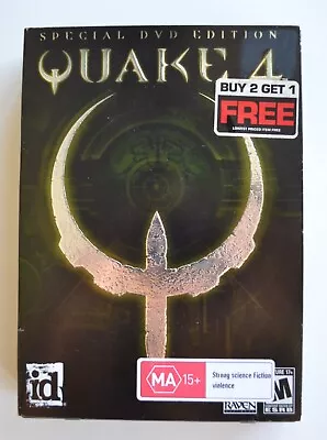 Quake 4 - Special DVD Edition (PC 2005 2-Disc Set) Complete VGC • $17.95