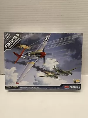 Academy 12435 1/62 Dual Pack P51D & Me262a1a Model Kit New Factory Sealed. Rare! • $42.49