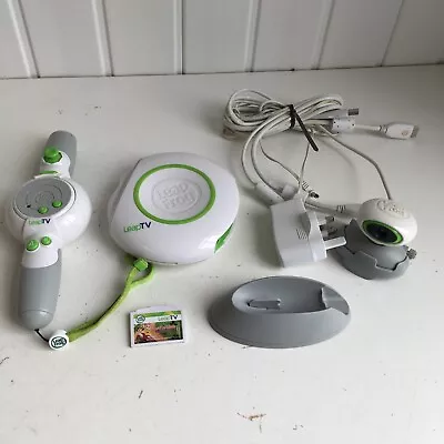 Leapfrog Leap TV Educational Console W/ Controller Camera & Kart Racing Game CH • £8