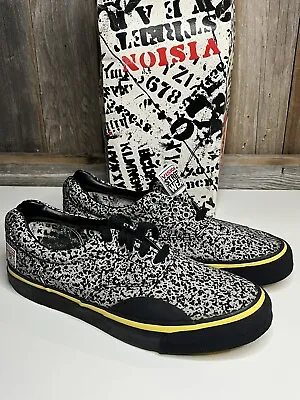 Vintage 1986 NOS RARE Vision Street Wear Skate Black Yellow Shoes Mens Sz 10 NIB • $200