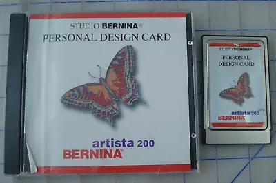 $44.99 • Buy Studio Bernina Personal Embroidery Design Card For Artista 165 170 180 200 730