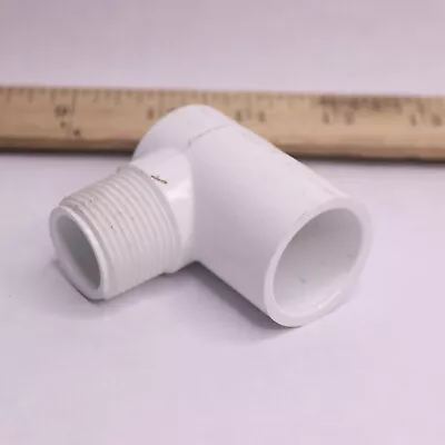 Dura 90Â° Elbow Fitting PVC White Schedule 40 3/4  410-007 • $1.43