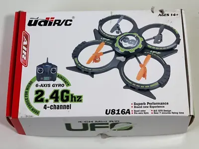 UDI U816A 4 Channel Mini 6  UFO Quadcopter Drone • £9.75