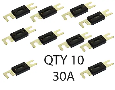 QTY 10 - 30 Amp ANL Inline Fuse By Voodoo Car Audio For Fuse Holder • $12.49