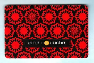 CACHE CACHE ( France ) Red & Black Flowers Gift Card ( $0 )  • $2.50