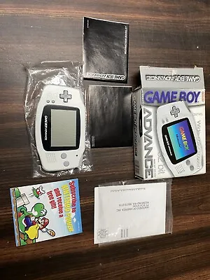 Nintendo Gameboy Advance Arctic White Console COMPLETE IN BOX Excellent Console! • $199.99