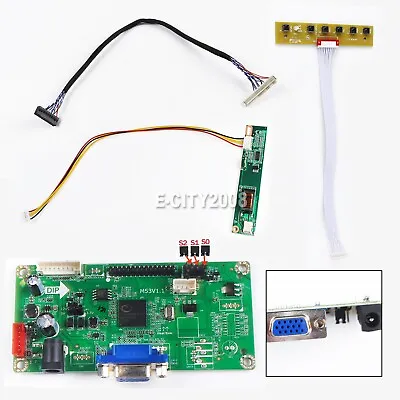 $19.98 • Buy HDMI DVI VGA Audio LCD LVDS Controller Board DIY Kit For Laptop LCD LED Screen