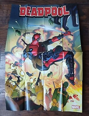 Deadpool #1 🗡️ NEW LCS Retail Promo Poster 2024 Marvel Comics 36  X 24  Folded • $14.99