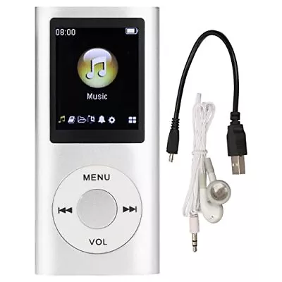  MP3/MP4 Player Portable Music Player With Earphone 1.8 Inch HD Silver • $28.86