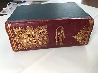 Mrs.Beeton’s Book Of Household Management New Edition-1886 Preface-Ads-Recipes • $299