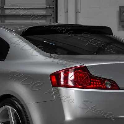 For 03-07 Infiniti G35 Coupe Acrylic ABS Plastic Rear Window Roof Visor Spoiler • $47.88