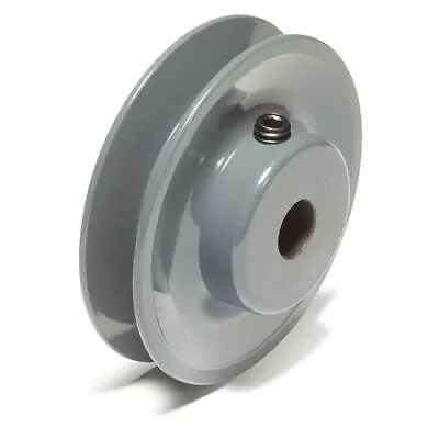 Zoro Select Ak3412 1/2  Fixed Bore 1 Groove Standard V-Belt Pulley 3.45 In Od • $15.15