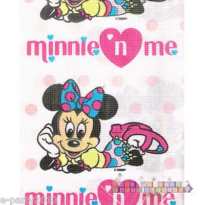MINNIE MOUSE VINTAGE PAPER TABLE COVER ~ Birthday Party Supplies Decorations • $14.89