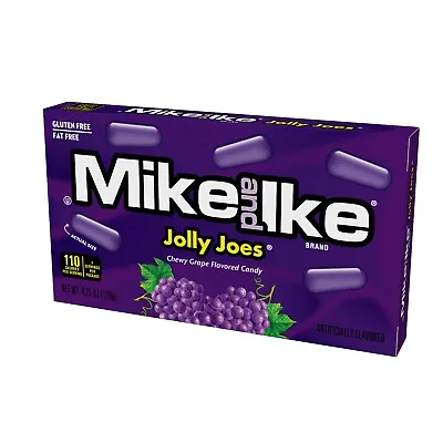 Mike And Ike Theater Box Jolly Joes 4.25 Oz - Pack Of 12 Boxes • $32.99