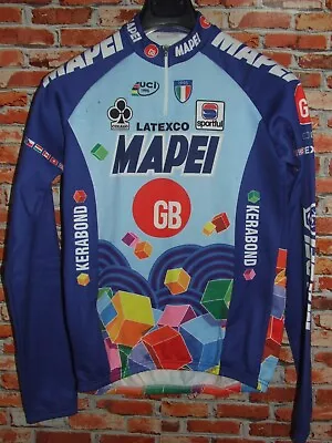 Mapei Latexco SPORTFUL Bike Cycling Jersey T-Shirt Maillot Cyclism Size • $31.32