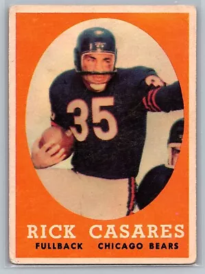 1958 Topps #53 Rick Casares Chicago Bears - NICE VINTAGE! 👀 • $4.99