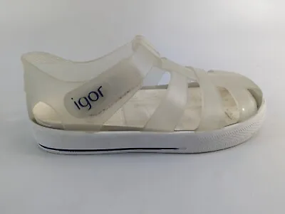 Igor Childrens Jelly Sandals Uk 8 Eu 25 • £9.99