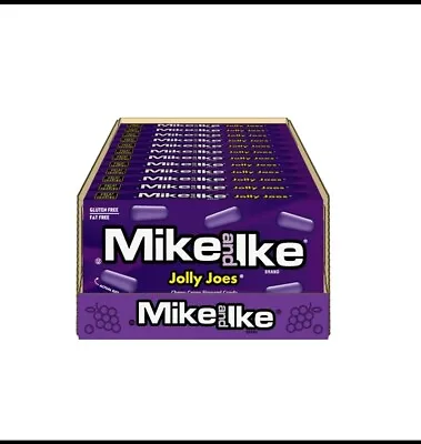 Mike And Ike Theater Box Jolly Joes 4.25 Oz - Pack Of 12 Boxes • $33
