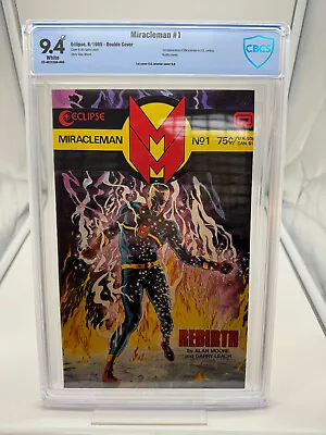 DOUBLE COVER 9.4 Miracleman #1 CBCS Covers Both 9.8 First Appearance! • $250