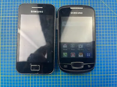 £12.99 • Buy 2x Samsung Galaxy Mini GT-S5570 & GT-S5830 Bundle Untested