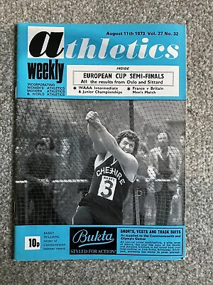 £6.99 • Buy ATHLETICS WEEKLY - 11 August  1973 - Mike Winch; Frank Clement