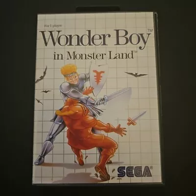Wonder Boy In Monster Land (Sega Master 1988) • $40