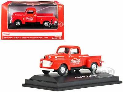 1948 Ford F1 Pickup Truck  Coca-cola  Red 1/72 Diecast Model Car By Mcc 472001 • $8.99