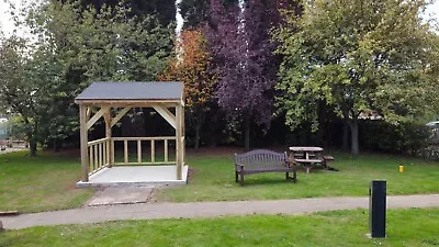 Gazebo Heavy Duty Smoking Shelter Garden Gazebo Wooden Gazebo Timber Gazebo • £2000