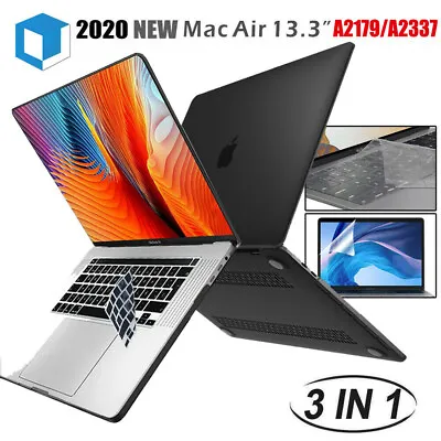 Macbook Air 13  A2337 A2179 Rubberized Hard Shell Case Cover Keyboard Protector • $15.99