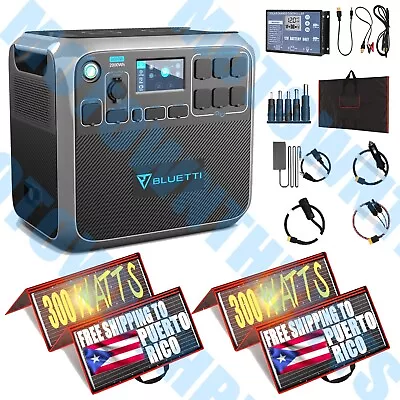 $3288.66 • Buy BLUETTI AC200P Power Station 4800 Watt Solar Battery Generator 2 X 300W Panels