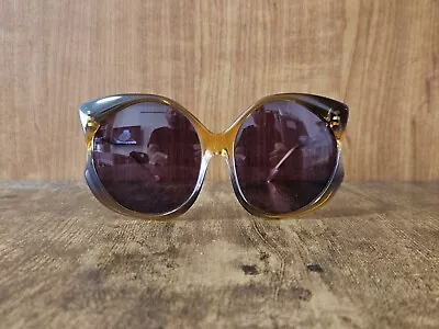 Vintage Nos 70s Nos Pierre Cardin Acetate Sunglasses Made In France 54/18 #169 • $130