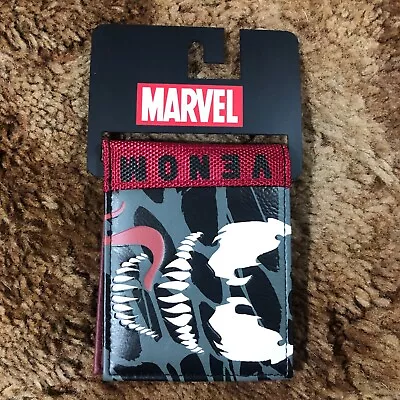 NEW Marvel Comics Venom Carnage Bifold Wallet Billfold Faux Leather • $18.74