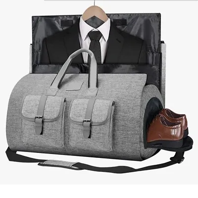 £24.99 • Buy UNIQUEBELLA Travel Suit Carrier Garment Duffel Bag Fiber Large Holdall For Men