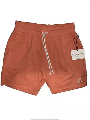 Men’s Athletic Shorts Medium Coral NWT Comfort Workout Gym  • $16