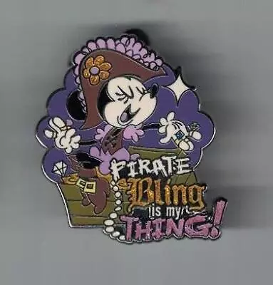 £5.22 • Buy Disney Minnie Mouse Pirate Bling Is My Thing! Trading Pin