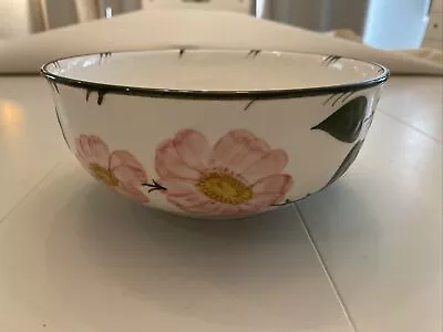 VILLEROY & BOCH WILD ROSE 7  Round Vegetable Bowl - Excellent • $49.99