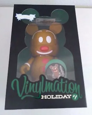 Disney Vinylmation #1 Holiday Mickey Christmas Gingerbread LE 800 9  Large • $149.25