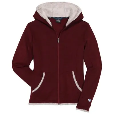 Kuhl ALFPACA Fleece Jacket Hoodie Apres Knit Sweater Sweatshirt  Girls 14 • £23.75