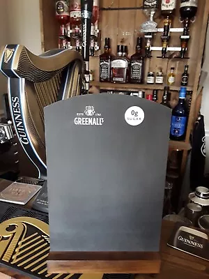 Chalk Board Pub Bar Black Board Specials Man Cave Bar - Greenalls Gin Sign • £12