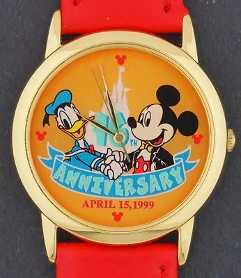 Mickey Mouse & Donald Duck Character Watch From Tokyo Disneyland Disney In Tin • $59.99