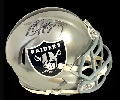 BO JACKSON AUTOGRAPHED SIGNED RAIDERS RIDDELL FLASH FOOTBALL MINI HELMET WAP/COA • $159.99