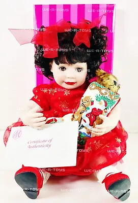 Marie Osmond Fine Collectibles Baby Annette Holiday Porcelain Doll C09240 USED • $143.96