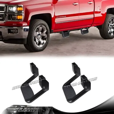 2 X Black Texture Coated DIE-CAST Aluminum SUV Truck Pickup Nerf Side Step Bar • $49.99