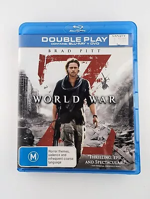 World War Z | Blu-ray + Dvd (Blu-ray 2013) Action Sci-fi Thriller M  • $6.07