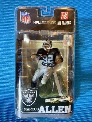 McFarlane NFL LEGENDS Series 6 OAKLAND RAIDERS MARCUS ALLEN  BLACK JERSEY • $55